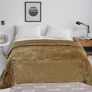 Flannel Blanket Brown 160 x 220cm Flannel Blanket Brown 160 x 220cm